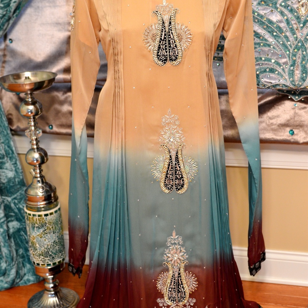 *New* Anarkali/Gown Multicolored Fancy Gown